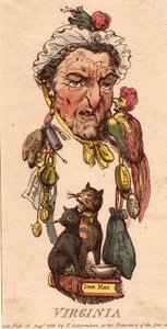 Heads: Virginia by Thomas Rowlandson