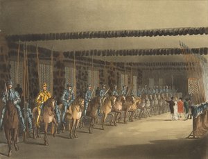 Horse Armoury, Tower of London, November 1, 1809 by Thomas Rowlandson