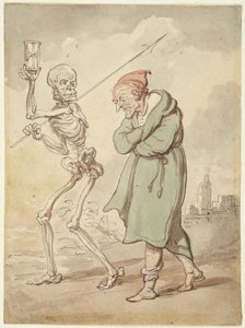 Illustration for The Dance of Death by Thomas Rowlandson