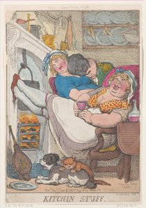 Kitchin Stuff, November 1, 1810 by Thomas Rowlandson