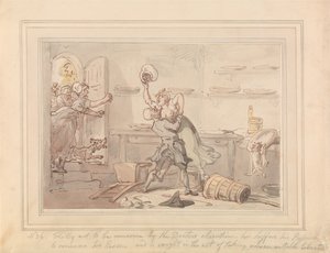 Kitty Overcome by Thomas Rowlandson