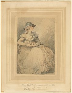 Lady Elliott, Commonly Called Dolly The Tall, 1775-1827 by Thomas Rowlandson