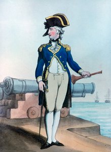 Lieutenant of the Guard, 1799 by Thomas Rowlandson