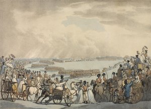 Light Horse Volunteers of London and Westminster, Commanded by Colonel Herries, Reviewed by His Majesty on Wimbledon Common, 5 July 1798