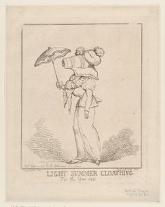Light Summer Clothing by Thomas Rowlandson