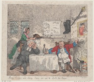 Long Sermons and Long Sieges are Apt to Lull the Senses by Thomas Rowlandson