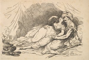 Love in the East by Thomas Rowlandson