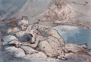 Love in the East by Thomas Rowlandson