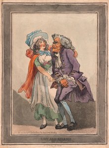 Lust and Avarice, pub. 1788 by Thomas Rowlandson