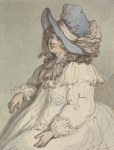 Mademoiselle of the Opera by Thomas Rowlandson