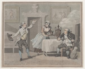 Manager & Spouter by Thomas Rowlandson