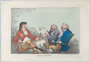Money Lenders by Thomas Rowlandson