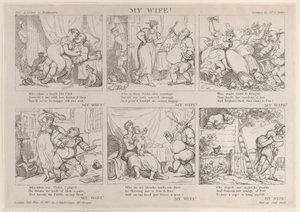 My Wife! by Thomas Rowlandson