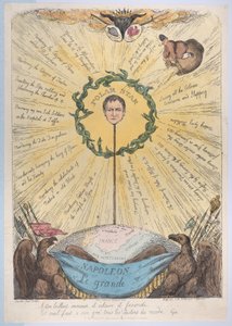 Napoleon Le Grande, December 2, 1813 by Thomas Rowlandson