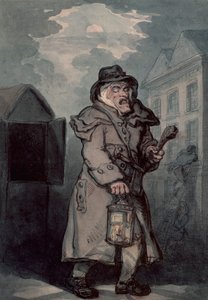 Night watchman by Thomas Rowlandson