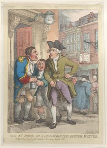 Not at Home, or a Disappointed Dinner Hunter, June 13, 1823