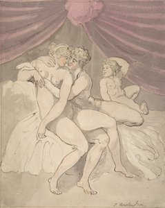 Nude Couple Embracing, 1780-1827