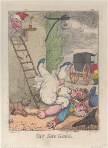 Off She Goes by Thomas Rowlandson