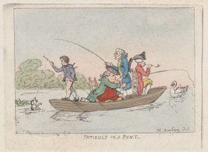 Patience in a Punt, ca. 1803 by Thomas Rowlandson