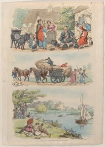 Plate 9, from World in Miniature by Thomas Rowlandson