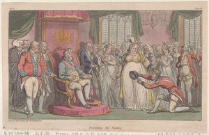 Presenting the Trophies, from The Military Adventures of Johnny Newcome, 1815