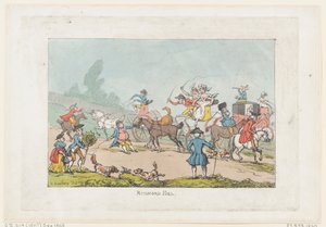 Richmond Hill by Thomas Rowlandson