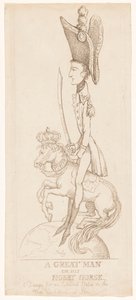 Equestrian Statue for Napoleon, 1804 by Thomas Rowlandson