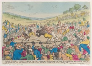 Rural Sports, A Milling Match, September 29, 1811 by Thomas Rowlandson