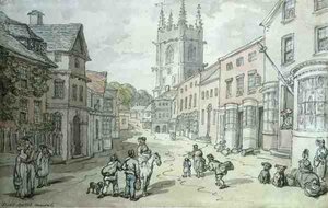 Saint Austle, Cornwall by Thomas Rowlandson