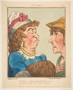Scorn Le Brun Travested, or Caricatures of the Passions by Thomas Rowlandson