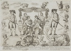 Sketch of Politics in Europe, January 24, 1786 - Birthday of the King of Prussia
