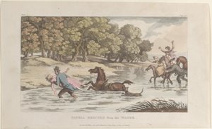 Sophia Rescued from the Water, from The Vicar of Wakefield, May 1, 1817