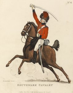 Southwark Cavalry, c.1799 by Thomas Rowlandson