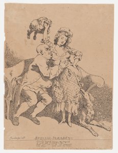 Special Pleading, March 1780 by Thomas Rowlandson