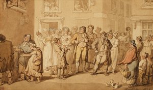 Street Musicians, 1823 by Thomas Rowlandson