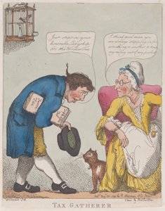 Tax Gatherer by Thomas Rowlandson
