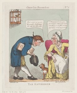 Tax Gatherer by Thomas Rowlandson