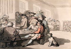 The Chocolate House, 1787 by Thomas Rowlandson