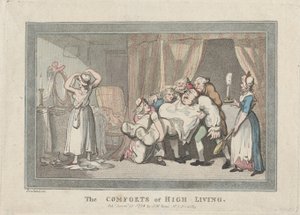 The Comforts of High Living by Thomas Rowlandson