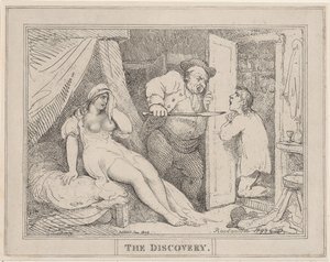 The Discovery by Thomas Rowlandson