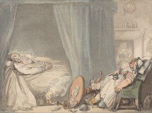 The Drunken Nurse by Thomas Rowlandson