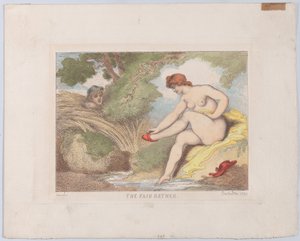 The Fair Bather by Thomas Rowlandson