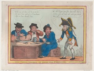 The French Admiral on Board the Euryalus