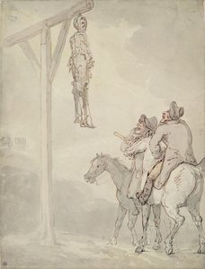 The Gibbet by Thomas Rowlandson