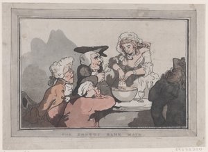 The Pretty Barr Maid, October 20, 1786 by Thomas Rowlandson