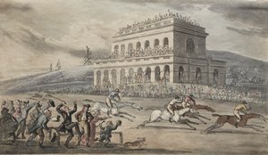 The Rev. Dr. Syntax Loses his Money on the Raceground at York by Thomas Rowlandson
