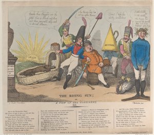 The Rising Sun, Or, A View of the Continent by Thomas Rowlandson