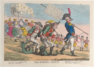 The Rogues March by Thomas Rowlandson