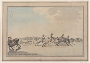 The Start by Thomas Rowlandson