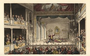 The Theatre by Thomas Rowlandson
